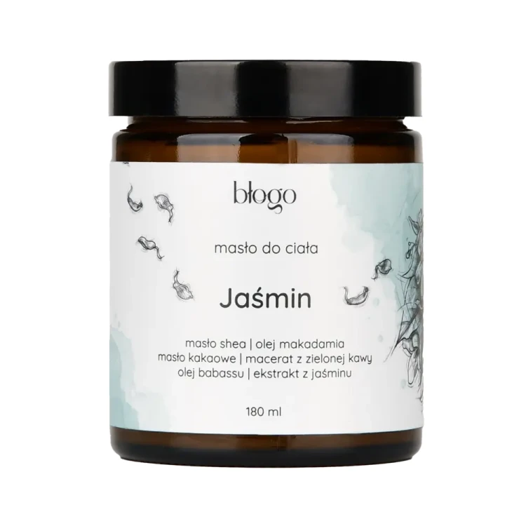 masło do ciała Jaśmin - szklany słoik