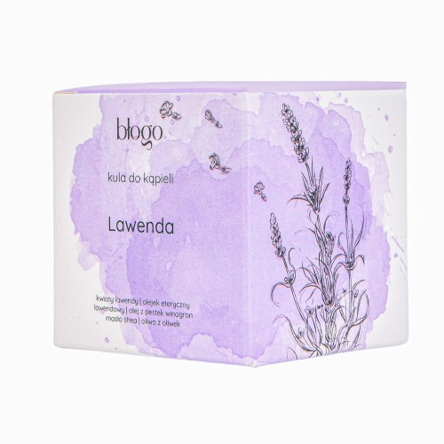 Kula do kąpieli Lawenda - kartonik | Błogo