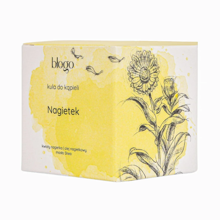 Kula do kąpieli Nagietek - kartonik | Błogo