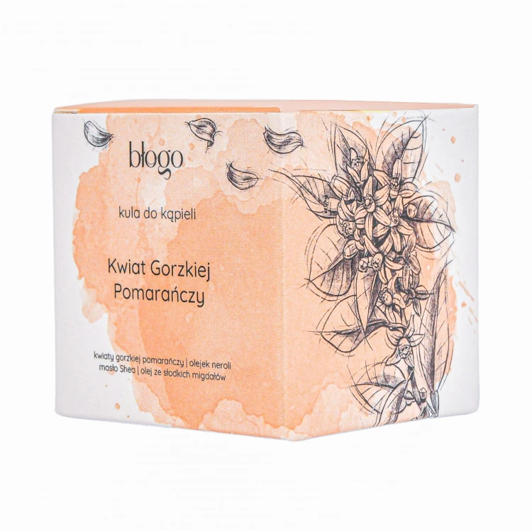 Kula do kąpieli Kwiat Gorzkiej Pomarańczy - kartonik | Błogo