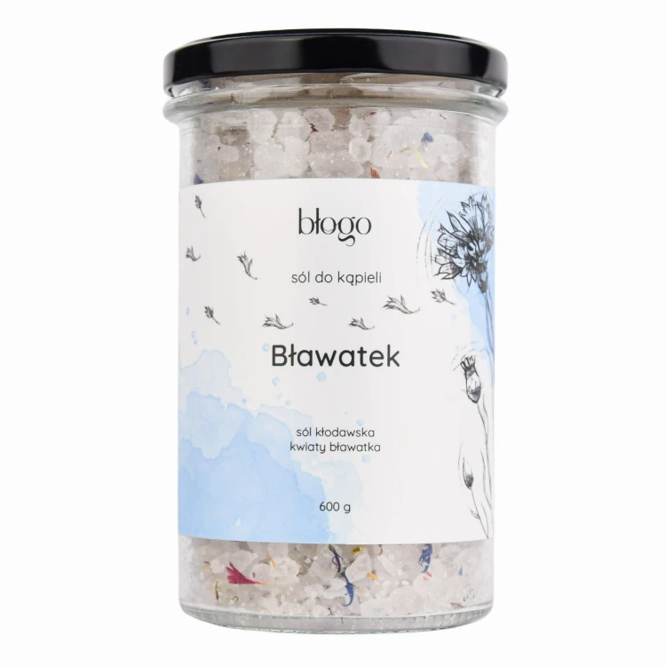 Sól do kąpieli Bławatek | Błogo